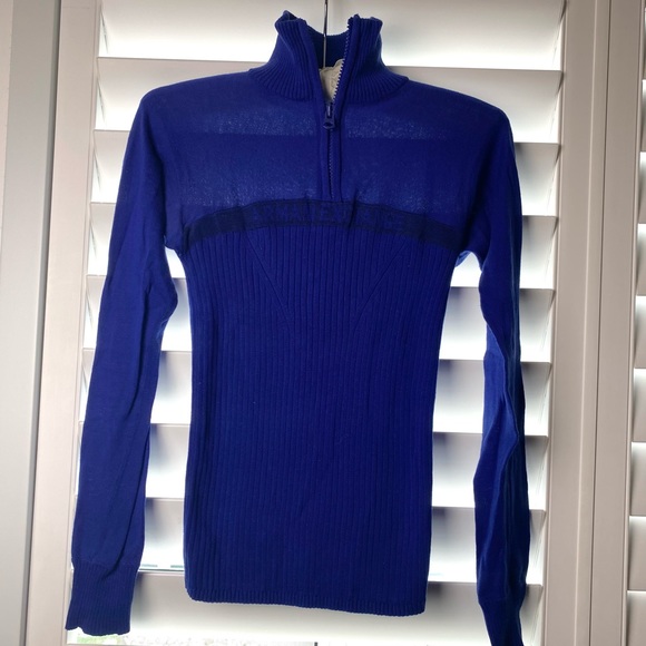 Armani Exchange Royal Blue Long-Sleeve - Picture 1 of 3